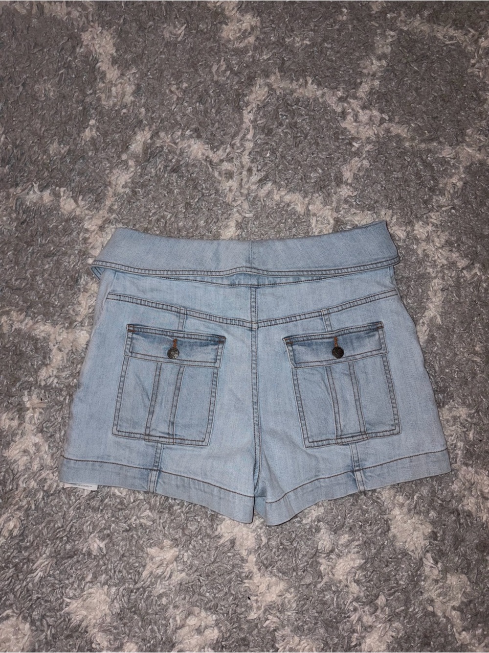 Ulla Johnson Kase Fold-Over shorts - Picture 3 of 4